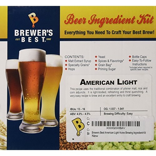 Brewers Best - Home Brew Beer Ingredient Kit 5 Gallon, Ameri