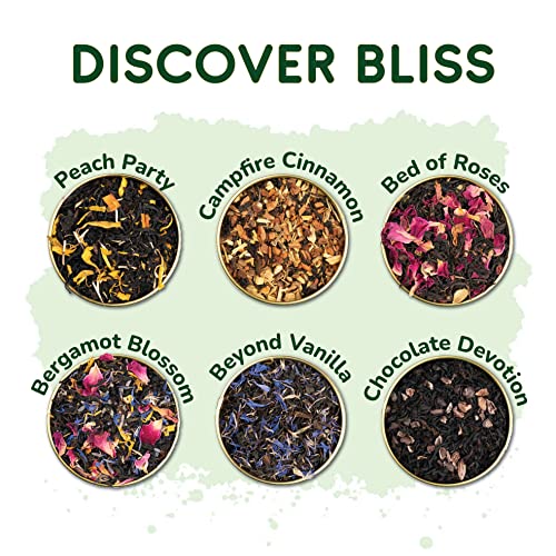 Brewix, Discover Bliss Tea Set | 6 Assorted Gourmet Black Teas |