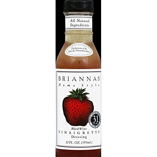 Briannas Home Style Dressings Blush Wine Vinaigrette -- 12 Fl Oz
