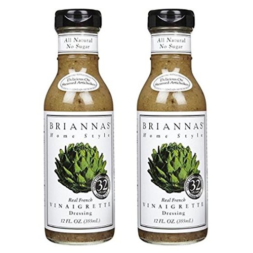 Briannas Real French Vinaigrette 12 Oz Pack Of 2
