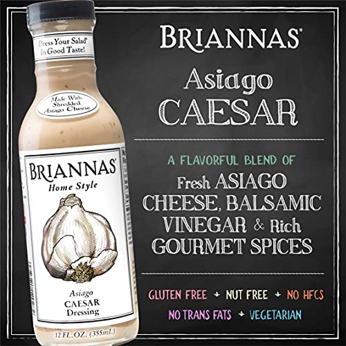 BRIANNAS Asiago Caesar Salad Dressing | Gluten Free, Nut Free, V...