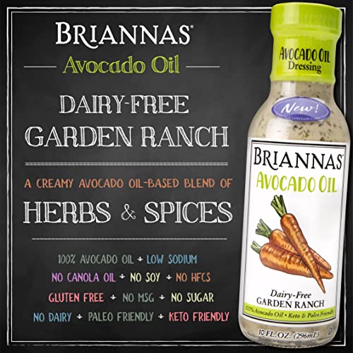 BRIANNAS Avocado Oil Salad Dressing Variety 3 Pack: Avocado Oil ...