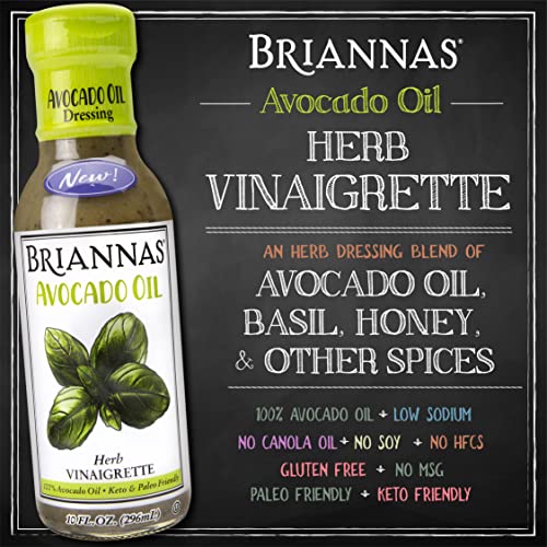 BRIANNAS Avocado Oil Salad Dressing Variety 3 Pack: Avocado Oil ...