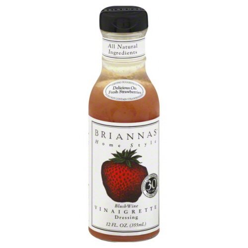 Briannas Blush Wine Vinaigrette Dressing 12 Oz - Pack Of 6