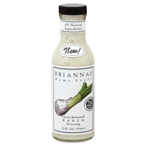 Briannas Classic Buttermilk Ranch Dressing 12.0 Oz Pack Of 2