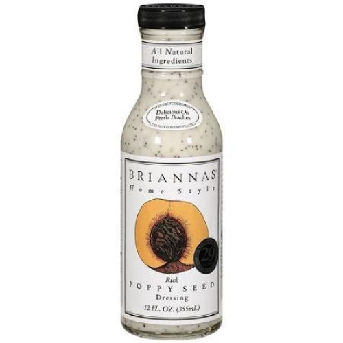 Briannas Dressing Rich Poppy Seed 12.0 Fo Pack Of 3 By Briannas