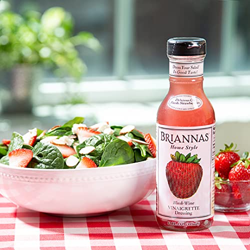 BRIANNAS Home Style Blush Wine Vinaigrette Salad Dressing | Glut...