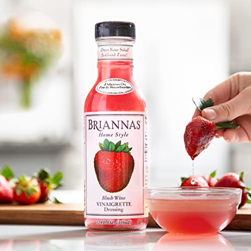 BRIANNAS Home Style Blush Wine Vinaigrette Salad Dressing | Glut...