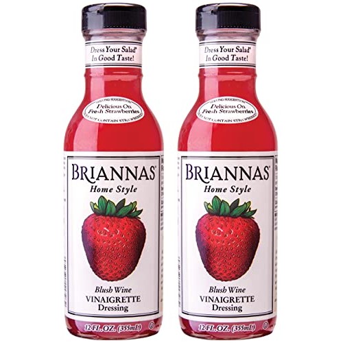 BRIANNAS Home Style Blush Wine Vinaigrette Salad Dressing | Glut...