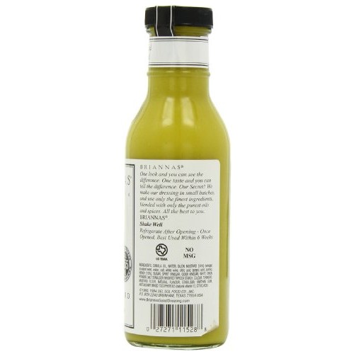 Briannas Home Style Dressing, Dijon Honey Mustard, 12 Ounce