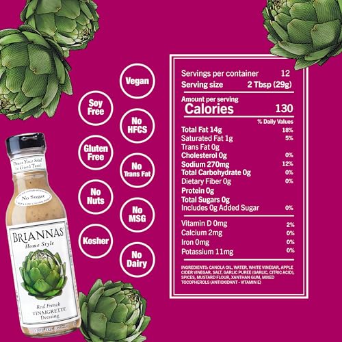 BRIANNAS - Home Style Real French Vinaigrette Dressing – Fine Sa...