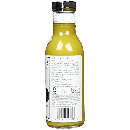 Briannas Mustard - Dijon Honey - 12 Oz