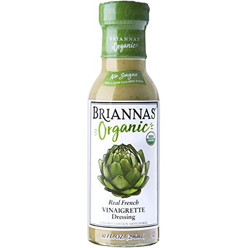 Briannas Organic French Vinaigrette Dressing, 10 FZ