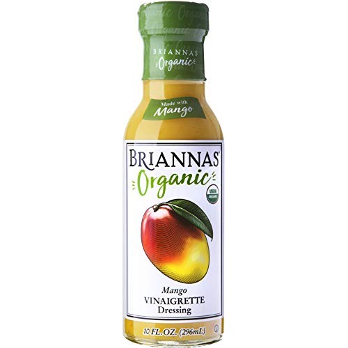 Briannas Organic Mango Vinaigrette Dressing, 10 Fl Oz | Gluten F