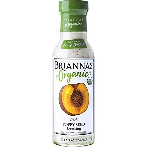 Briannas Organic Rich Poppy Seed Dressing, 10 FZ