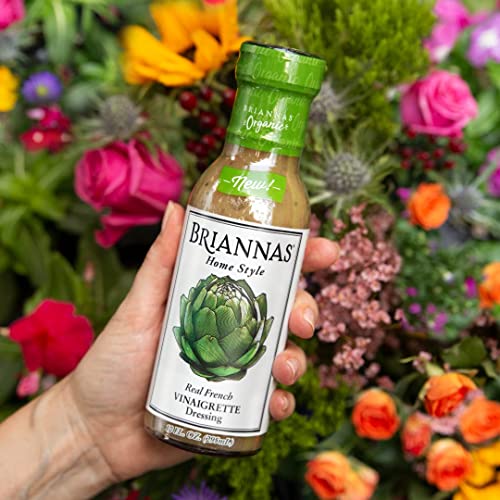 BRIANNAS Organic Variety 3 Pack: Organic Mango Vinaigrette, Orga...