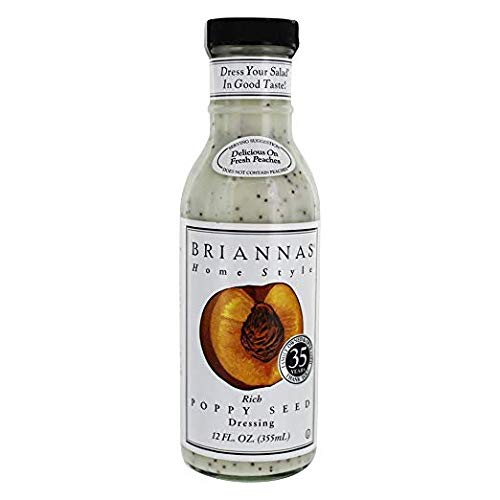 Briannas Poppy Seed Dressing, 12-Ounce Bottles Pack of 12
