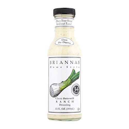 Briannas Ranch Dressing - Classic Buttermilk - Case of 6 - 12 F...