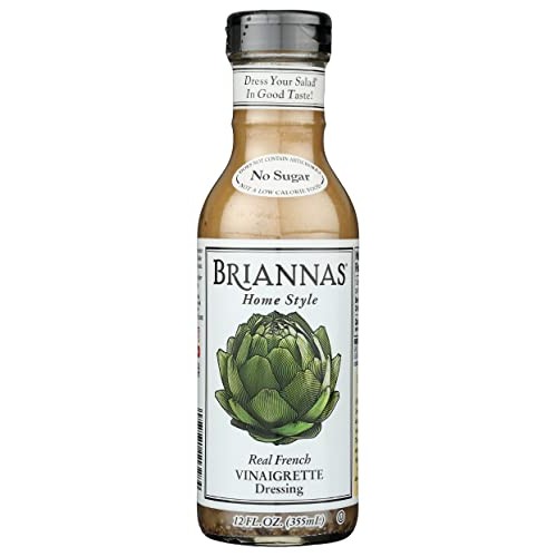 BRIANNAS Real French Vinaigrette Dressing 12 oz - Pack of 6