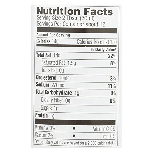 Briannas Salad Dressing - Asiago Caesar - Case of 6 - 12 Fl oz.