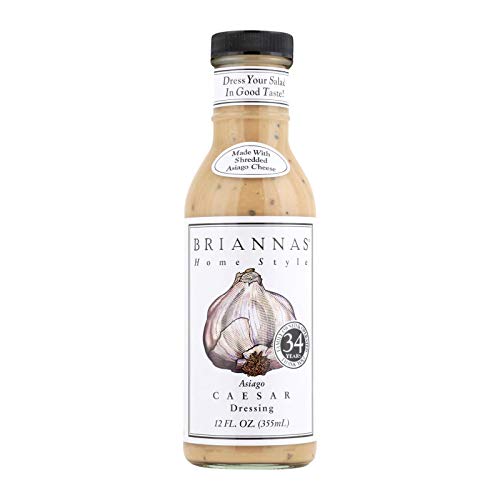 Briannas Salad Dressing - Asiago Caesar - Case of 6 - 12 Fl oz.