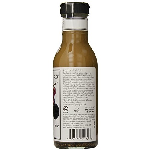 BRIANNAS Salad Dressing, New American, 12 Ounce Pack of 6