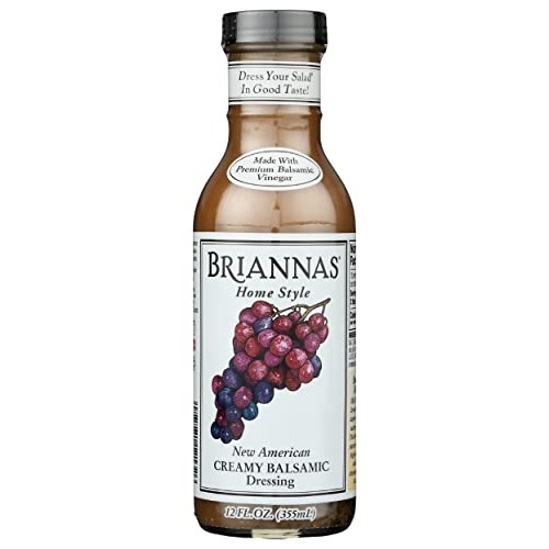 BRIANNAS Salad Dressing, New American, 12 Ounce Pack of 6