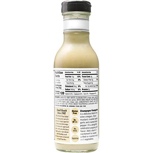 Briannas Vinaigrette Dressing - Champagne Vinaigrette - 12 Ounces Briannas Vinaigrette Dressing - Champagne Vinaigrette - 12 Ounces