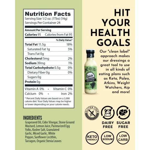 Creamy Garlic Herb - Paleo / Keto Salad Dressing &Amp; Marinade Made