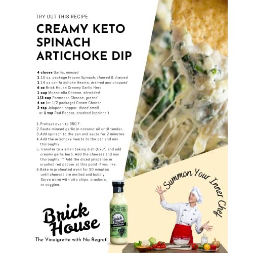 Creamy Garlic Herb - Paleo / Keto Salad Dressing &Amp; Marinade Made