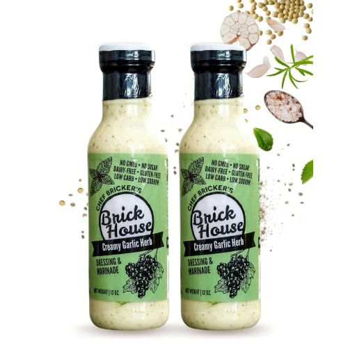 Creamy Garlic Herb - Paleo / Keto Salad Dressing &Amp; Marinade Made