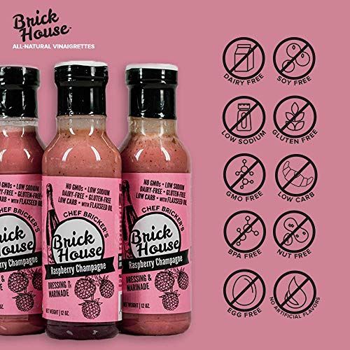 Raspberry Champagne Keto Salad Dressing &Amp; Marinade With Non-Gmo