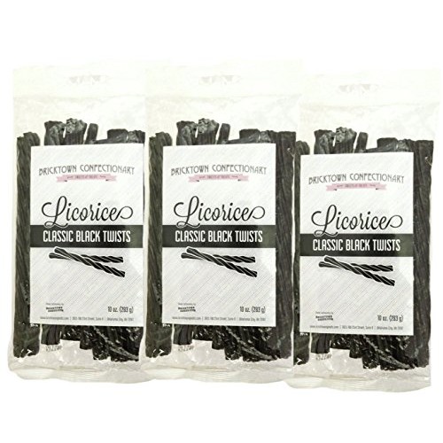 Black Licorice Candy, Bulk 3 Pack, Fat Free, Healthy Old Fashion