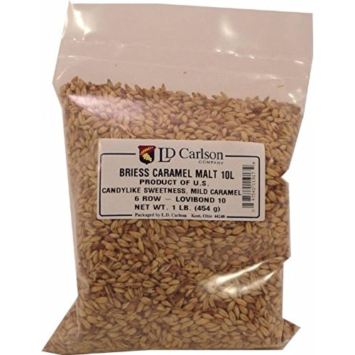 Briess Caramel 10L Brewing Malt Whole Grain 1Lb Bag