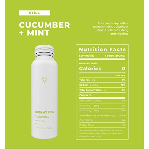 Brightfox Hydration Beverage | Vitamins B5, B6, E Minerals Zi