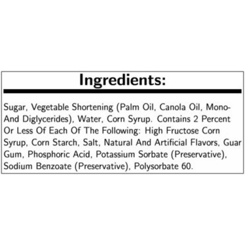 Brill Vanilla Old Fashioned Buttercreme Icing, 35 Pound -- 1 Each.