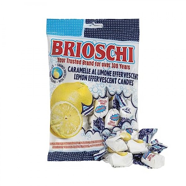 Brioschi Lemon Flavored Effervescent Fizzy Digestive Italian Can...