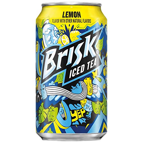 Brisk Iced Tea, Lemon, 12Oz Bottle Pack Of 15, Total Of 180 Fl Oz