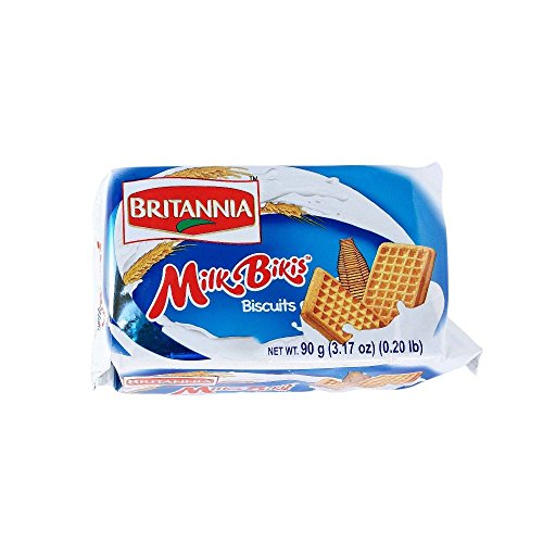 Britannia Milk Bikis Biscuits - 90G. Pack Of 3