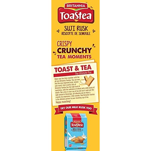 Britannia Toastea Suji Rusk 10.75oz 305g - Biscotte De Semoule...