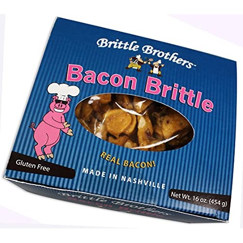 Bacon Peanut Brittle - 16 Oz.