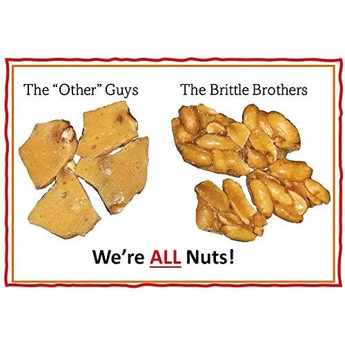 Brittle Brothers Pecan Brittle - 16 oz Box - Voted #1 in Americ...