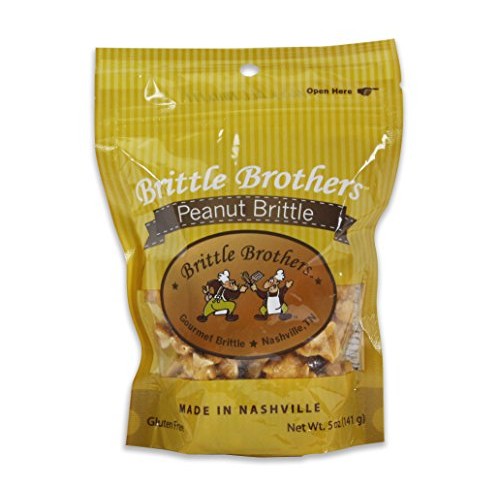 Brittle Brothers Peanut Brittle, 5 Ounce