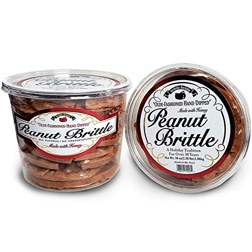Brittle-Brittle Gourmet Peanut Brittle 42Oz Pack Of 2