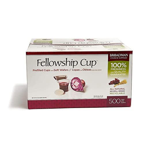 Broadman Church Supplies Pre-Filled Communion Fellowship Cup, Ju