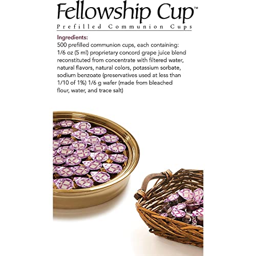 Broadman Church Supplies Pre-Filled Communion Fellowship Cup, Ju