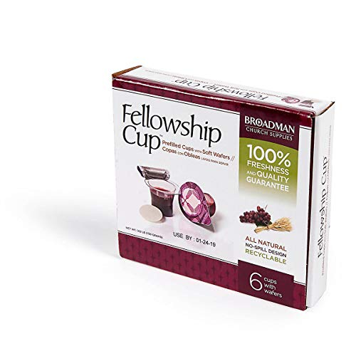 Broadman Church Supplies Pre-Filled Communion Fellowship Cup, Ju