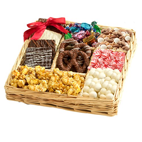Broadway Basketeers Deluxe Valentine’S Day Chocolate &Amp; Nut Gift