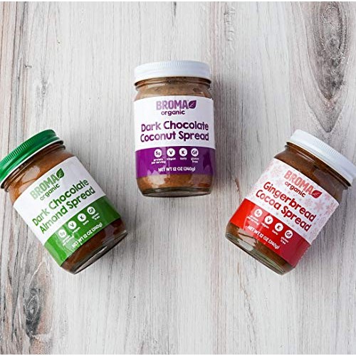 Broma Dark Chocolate Coconut Spread One 12 Oz Jar | Gluten Fre