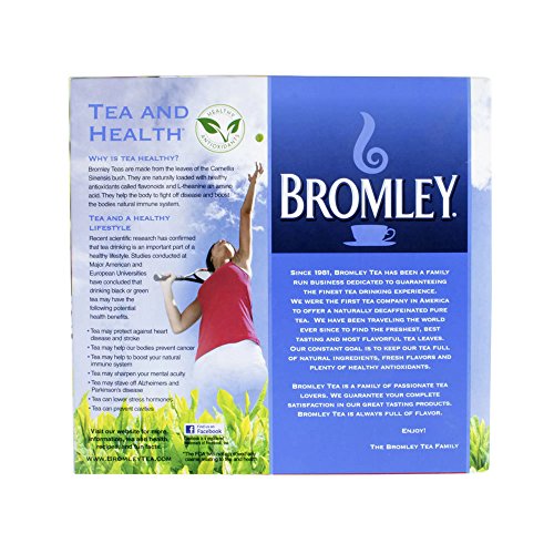 Bromley Estate Tea Blend Of Fine Black Teas 100-Tea Bags 8-Oz. Box
